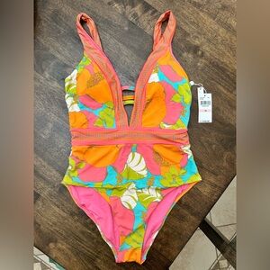 Trina Turk Vibrant Floral One Piece